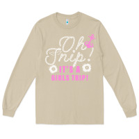 Mushroom oh snip it's a girls trip for dark Long Sleeve Tee - artisFamous