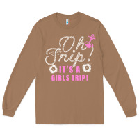 Toasted Coconut oh snip it's a girls trip for dark Long Sleeve Tee - artisFamous