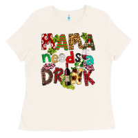 Bone Mama Needs A Drink Ladies Tee - FaDigitalArtStudio