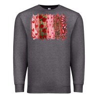 Charcoal Heather valentine's day brushstrokes Premium Sweatshirt - RanaPortraitStore