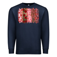 Navy valentine's day brushstrokes Premium Sweatshirt - RanaPortraitStore