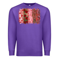 Purple valentine's day brushstrokes Premium Sweatshirt - RanaPortraitStore