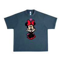 Midnight Navy Minnie Mouse Urban Heavy Tee - CowhideDigitalArt