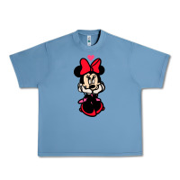 Pebble Blue Minnie Mouse Urban Heavy Tee - CowhideDigitalArt