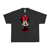 Pigment Black Minnie Mouse Urban Heavy Tee - CowhideDigitalArt