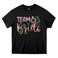 Black team bride Heavy Core Tee - OliviaCreatesArt