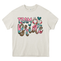 Cream team bride Heavy Core Tee - OliviaCreatesArt