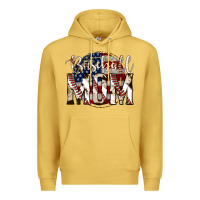 Antique Gold baseball mom Premium Hoodie - Jasminsmagicworld
