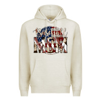 Oatmeal Heather baseball mom Premium Hoodie - Jasminsmagicworld