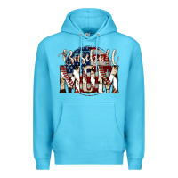 Ocean Blue baseball mom Premium Hoodie - Jasminsmagicworld