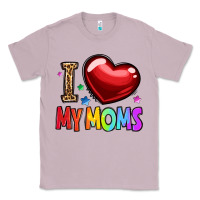 Lilac i love my moms Classic Tee - OliviaCreatesArt