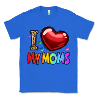 True Royal i love my moms Classic Tee - OliviaCreatesArt