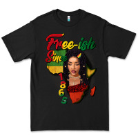 Black Free-ish since 1865 black woman Premium Tee - FaDigitalArtStudio
