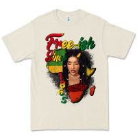 Bone Free-ish since 1865 black woman Premium Tee - FaDigitalArtStudio