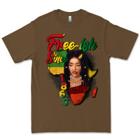 Cacao Free-ish since 1865 black woman Premium Tee - FaDigitalArtStudio