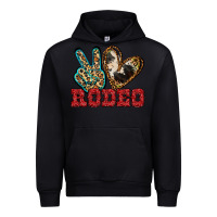 Black Peace Love Rodeo Urban Hoodie - Jasminsmagicworld