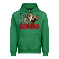 Emerald Peace Love Rodeo Urban Hoodie - Jasminsmagicworld