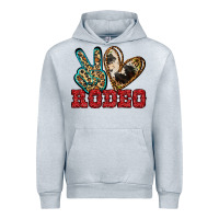 Heather Grey Peace Love Rodeo Urban Hoodie - Jasminsmagicworld