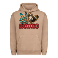 Pigment Burro Peace Love Rodeo Urban Hoodie - Jasminsmagicworld