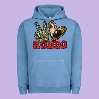Peace Love Rodeo Urban Hoodie Designed By Jasminsmagicworld