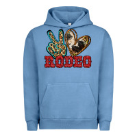 Pigment Pebble Blue Peace Love Rodeo Urban Hoodie - Jasminsmagicworld
