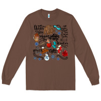 Chestnut winter festive essentials Long Sleeve Tee - CowhideDigitalArt