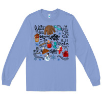 Colony Blue winter festive essentials Long Sleeve Tee - CowhideDigitalArt