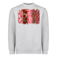 Heather Grey valentine's day brushstrokes Heavyweight Sweatshirt - RanaPortraitStore