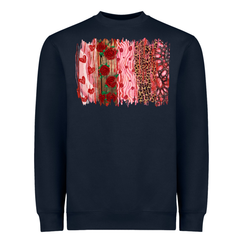 Valentine's Day Brushstrokes Heavyweight Sweatshirt by RanaPortraitStore | Teevron