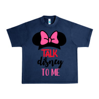 Navy Minnie Mouse Urban Heavy Tee - CowhideDigitalArt