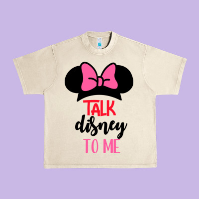 Minnie Mouse Urban Heavy Tee Designed By Cowhidedigitalart