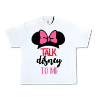 White Minnie Mouse Urban Heavy Tee - CowhideDigitalArt