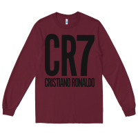 Burgundy cr7 Long Sleeve Tee - artisFamous
