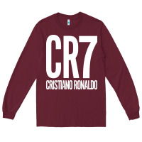 Burgundy cr7 Long Sleeve Tee - artisFamous