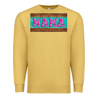 Antique Gold floral mama mother's day license plate Premium Sweatshirt - Jasminsmagicworld