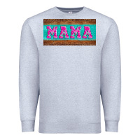 Heather Grey floral mama mother's day license plate Premium Sweatshirt - Jasminsmagicworld