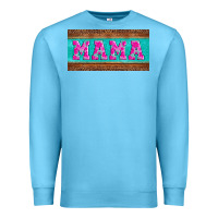 Ocean Blue floral mama mother's day license plate Premium Sweatshirt - Jasminsmagicworld