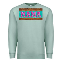 Seafoam floral mama mother's day license plate Premium Sweatshirt - Jasminsmagicworld