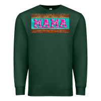 Sports Green floral mama mother's day license plate Premium Sweatshirt - Jasminsmagicworld