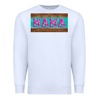 White floral mama mother's day license plate Premium Sweatshirt - Jasminsmagicworld