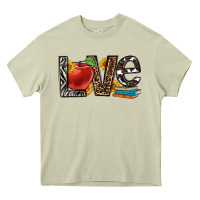 Mossy love teacher Heavy Core Tee - OliviaCreatesArt