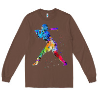 Chestnut girl's softball Long Sleeve Tee - artisFamous