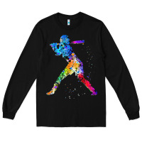 Black girl's softball Long Sleeve Tee - artisFamous