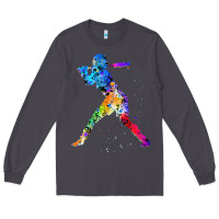 Smoke girl's softball Long Sleeve Tee - artisFamous