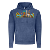 Vintage Denim Wild About Fall Coyote Vintage Hoodie - LillyAllenDesigns