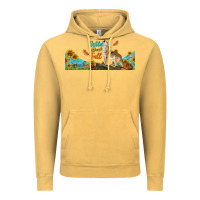 Vintage Mustard Wild About Fall Coyote Vintage Hoodie - LillyAllenDesigns