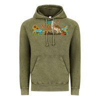 Vintage Olive Wild About Fall Coyote Vintage Hoodie - LillyAllenDesigns