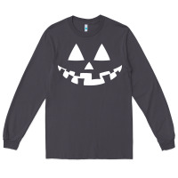 Smoke halloween jack o lantern (white) Long Sleeve Tee - artisFamous