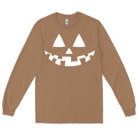 Toasted Coconut halloween jack o lantern (white) Long Sleeve Tee - artisFamous