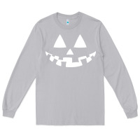 Moon Dust halloween jack o lantern (white) Long Sleeve Tee - artisFamous